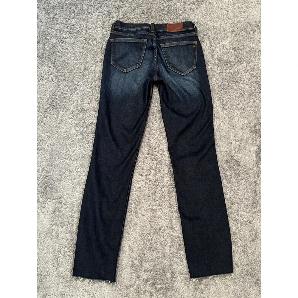 Madewell Alley Straight Denim Jeans Dark Wash Blue Womens Size 24